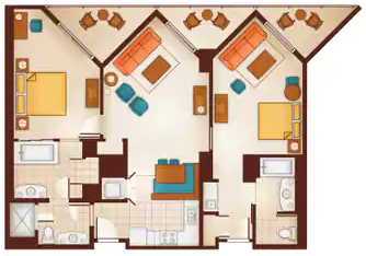 "Lock-Off" Two-Bedroom